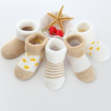 Load image into Gallery viewer, 2019 New warm baby toddler socks cartoon cotton autumn and winter baby foot socks