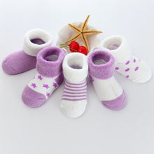 Load image into Gallery viewer, 2019 New warm baby toddler socks cartoon cotton autumn and winter baby foot socks