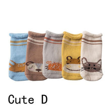 Load image into Gallery viewer, 2019 New warm baby toddler socks cartoon cotton autumn and winter baby foot socks
