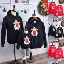Load image into Gallery viewer, LOOZYKIT New Family Matching Children Clothing Christmas Sweaters Deer Print Family Parent-child Suit Printing Cotton Sweater