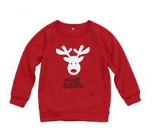 Load image into Gallery viewer, LOOZYKIT New Family Matching Children Clothing Christmas Sweaters Deer Print Family Parent-child Suit Printing Cotton Sweater