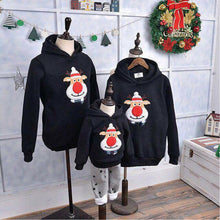 Load image into Gallery viewer, LOOZYKIT New Family Matching Children Clothing Christmas Sweaters Deer Print Family Parent-child Suit Printing Cotton Sweater
