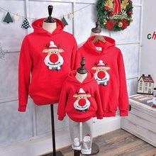 Load image into Gallery viewer, LOOZYKIT New Family Matching Children Clothing Christmas Sweaters Deer Print Family Parent-child Suit Printing Cotton Sweater