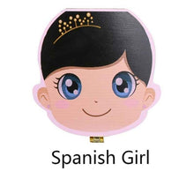 Load image into Gallery viewer, Spanish English Dutch Portugal French Russia  Baby Wood Tooth Box Organizer Milk Teeth Storage Collect Teeth Umbilica Save Gifts