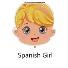 Load image into Gallery viewer, Spanish English Dutch Portugal French Russia  Baby Wood Tooth Box Organizer Milk Teeth Storage Collect Teeth Umbilica Save Gifts